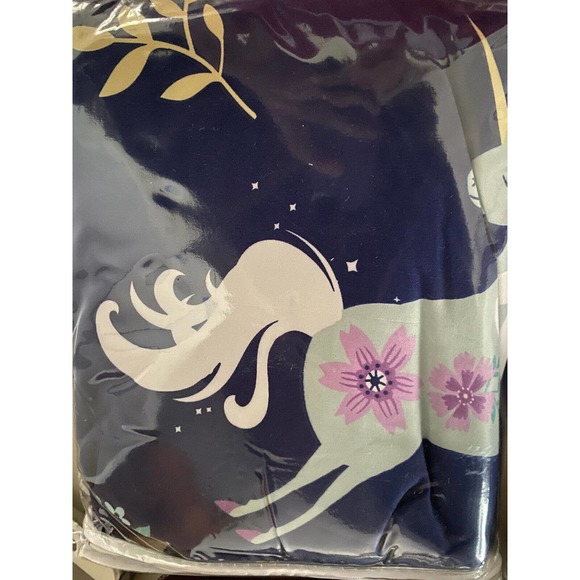 Unicorn Curtains Navy 2 Panels 40"X84" - Picture 4 of 4